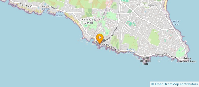 localisation de l'entreprise ALPHI SCI  LE POULIGUEN