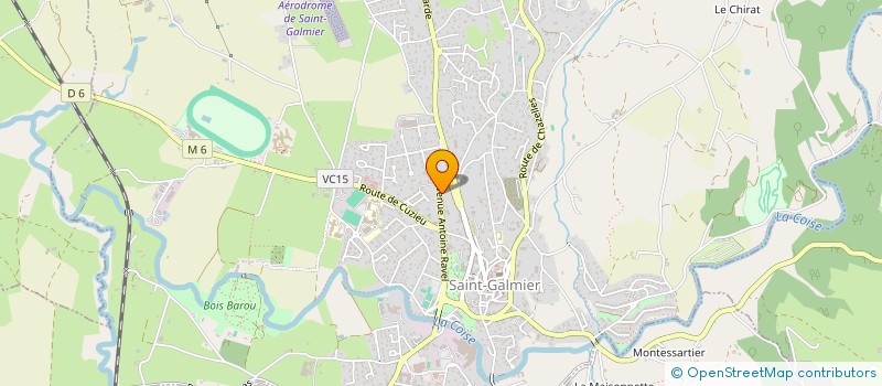 localisation de l'entreprise ALPHIMMO  SAINT-GALMIER