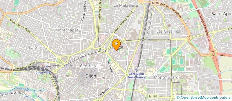 localisation de l'entreprise ALPHIS  DIJON