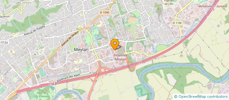 localisation de l'entreprise ALPHIS-ERE à MEYLAN