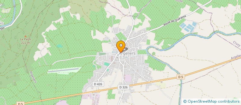 localisation de l'entreprise ALPHONSE 15  ARGELIERS