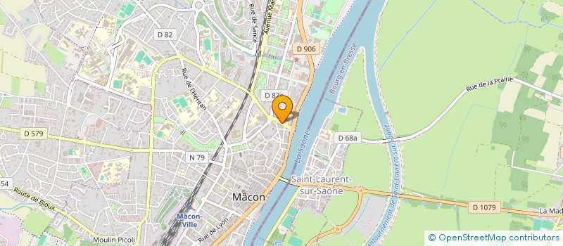 localisation de l'entreprise ALPHONSE DE LAMARTINE POUR LA FRANCE ET LE PAYS DES CEDRES à MACON