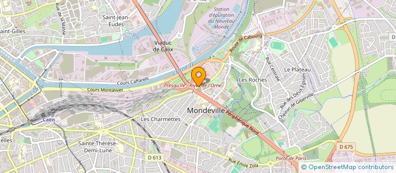 localisation de l'entreprise ALPHONSE & LOUIS à MONDEVILLE