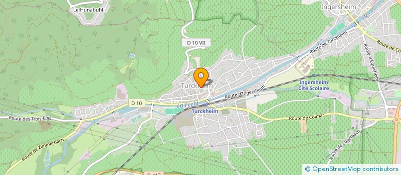 localisation de l'entreprise ALPHONSE MEYER ET FILS  TURCKHEIM