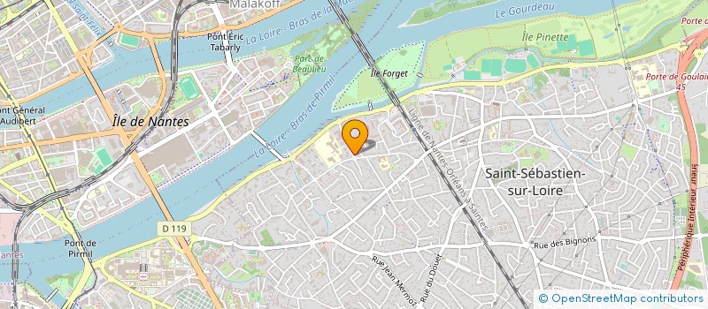 localisation de l'entreprise ALPHONSE TAXI NANTAIS à SAINT-SEBASTIEN-SUR-LOIRE
