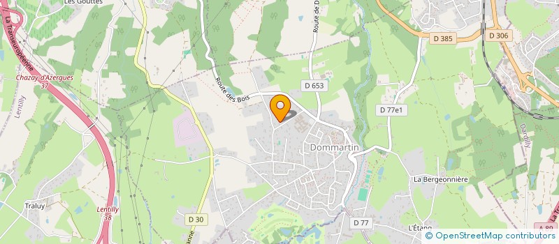 localisation de l'entreprise ALPHOR  DOMMARTIN