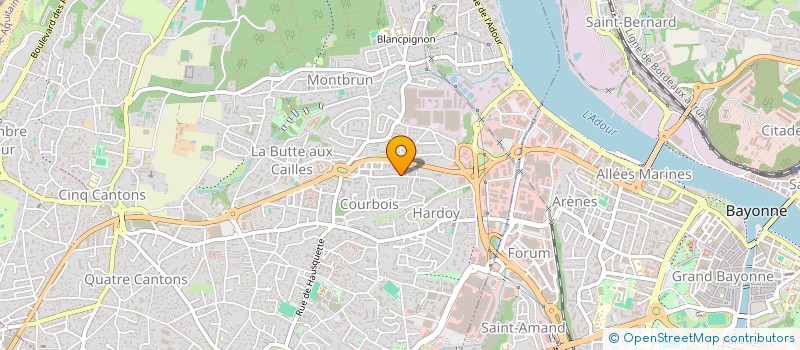localisation de l'entreprise ALPHORA DIFFUSION à ANGLET