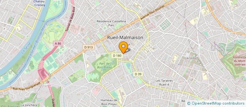 localisation de l'entreprise ALPHOTEC à RUEIL-MALMAISON