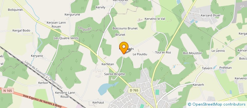 localisation de l'entreprise ALPHREGKAT  LANDEVANT