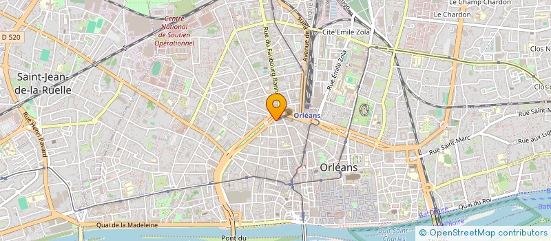 localisation de l'entreprise ALPHYA à ORLEANS
