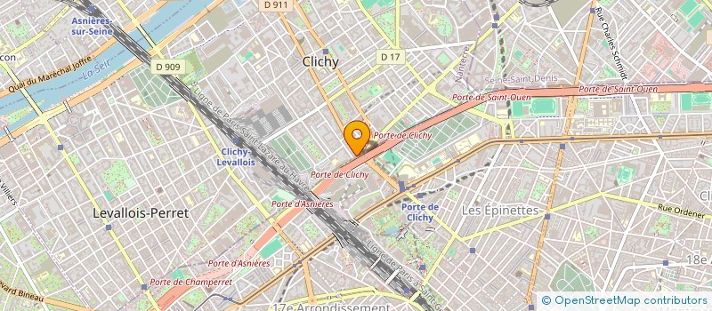 localisation de l'entreprise ALPHYR à CLICHY