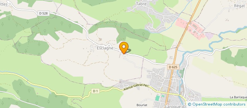 localisation de l'entreprise ALPI à ESCLAGNE