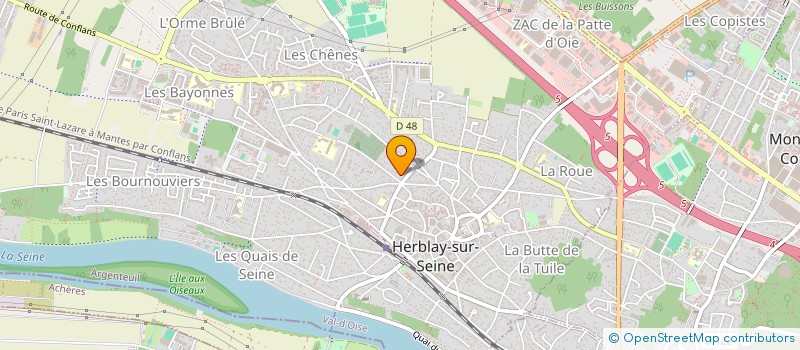 localisation de l'entreprise ALPI  HERBLAY-SUR-SEINE