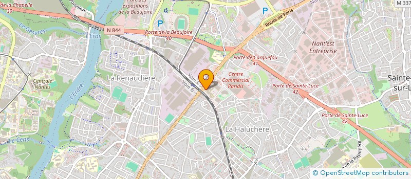 localisation de l'entreprise ALPI à NANTES