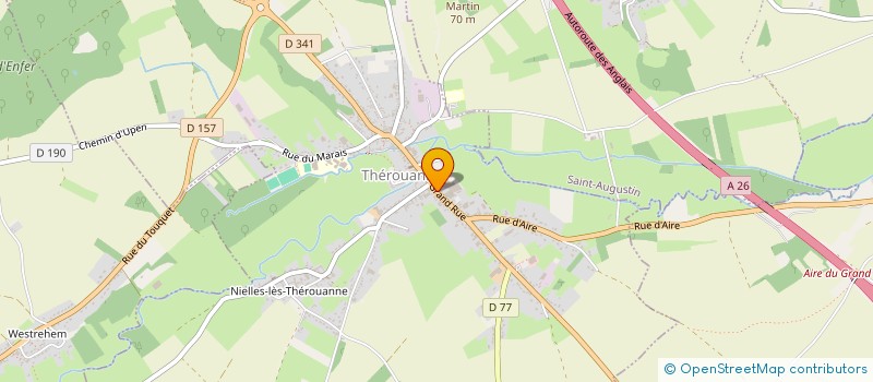 localisation de l'entreprise ALPI  THEROUANNE