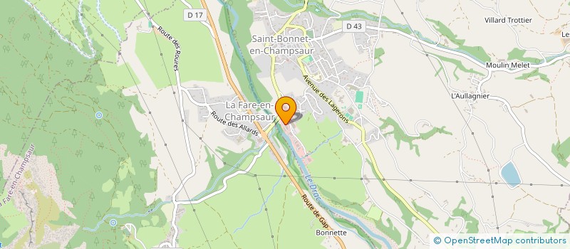 localisation de l'entreprise ALPI BIKE  SAINT-BONNET-EN-CHAMPSAUR