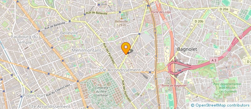localisation de l'entreprise ALPI CORDISTE SERVICES à PARIS