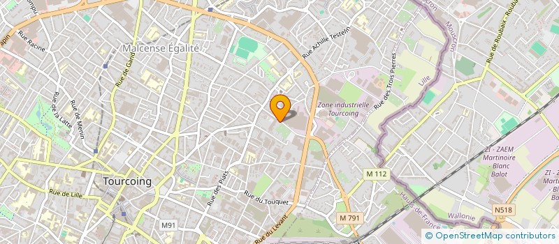 localisation de l'entreprise ALPI FRANCE NORD à TOURCOING