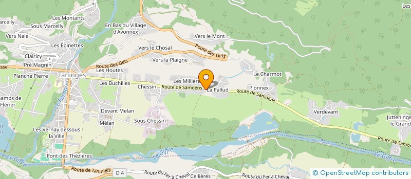 localisation de l'entreprise ALPI MOTION  TANINGES