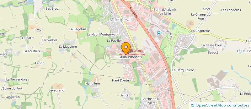 localisation de l'entreprise ALPI OUEST à LA MEZIERE