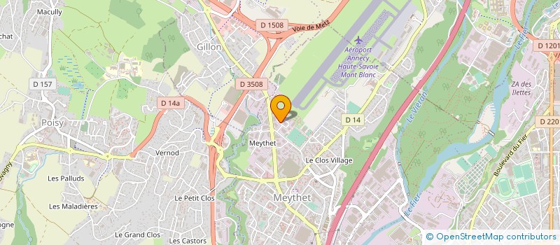 localisation de l'entreprise ALPI PERFORMANCE à ANNECY