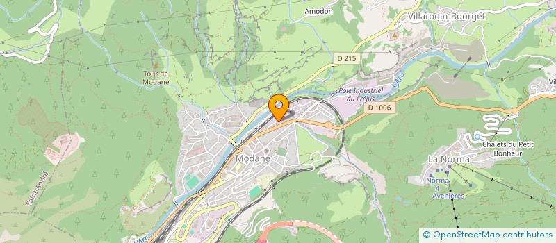 localisation de l'entreprise ALPI STOCK à MODANE