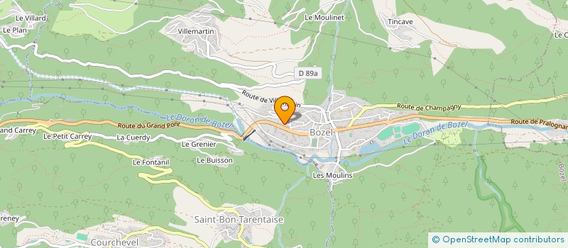 localisation de l'entreprise ALPI'TRANS 73  BOZEL