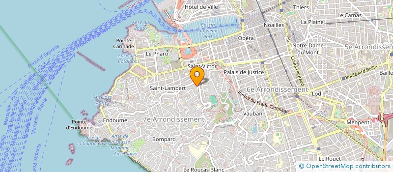 localisation de l'entreprise ALPIA à MARSEILLE