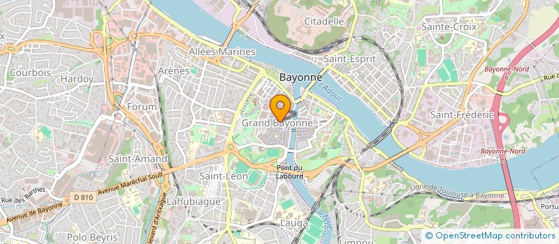 localisation de l'entreprise ALPIAN à BAYONNE