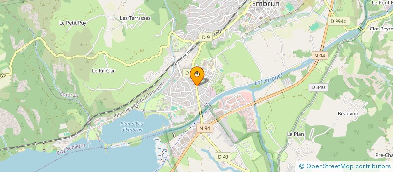 localisation de l'entreprise ALPICITE à EMBRUN