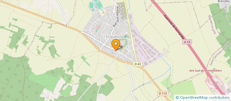 localisation de l'entreprise ALPIE  ECQUEVILLY