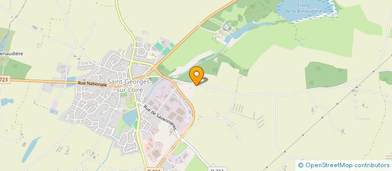 localisation de l'entreprise ALPIELEC  SAINT-GEORGES-SUR-LOIRE