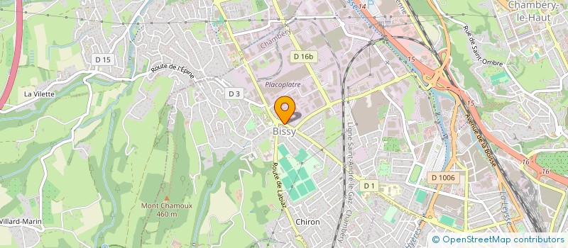 localisation de l'entreprise ALPIFLAMME  CHAMBERY