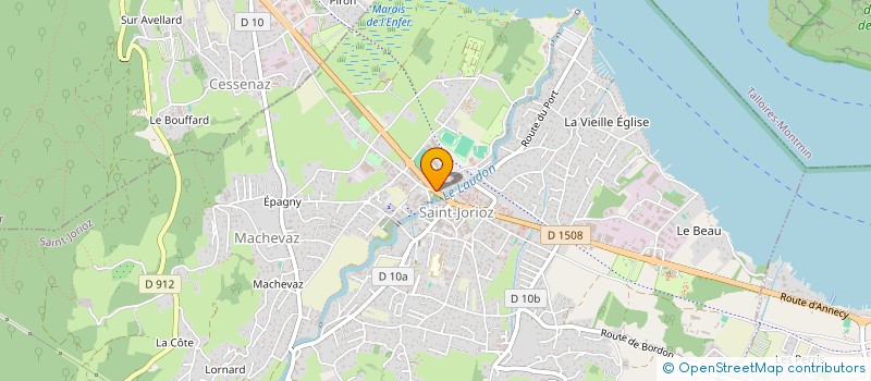 localisation de l'entreprise ALPIKA SERVICES  SAINT-JORIOZ