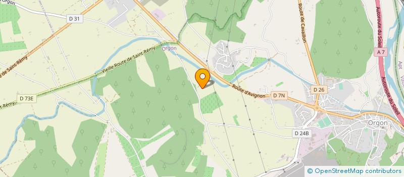 localisation de l'entreprise ALPILL'EAU ENVIRONNEMENT  ORGON