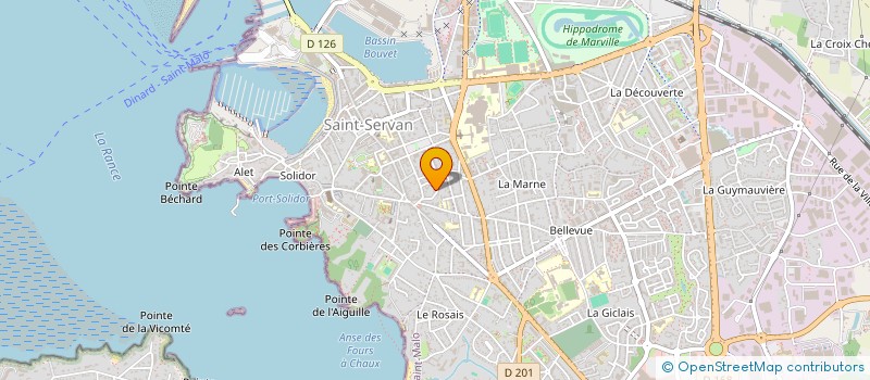 localisation de l'entreprise ALPILLE  SAINT-MALO