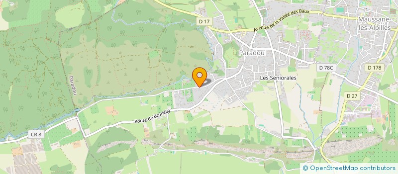 localisation de l'entreprise ALPILLES AMENAGEMENT  PARADOU