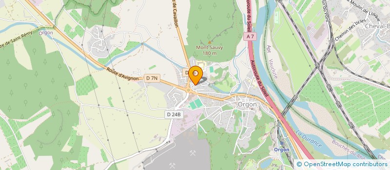 localisation de l'entreprise ALPILLES BASKET CLUB (ABC)  ORGON