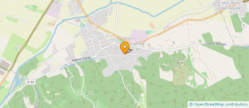 localisation de l'entreprise ALPILLES BRICEBOIS à SAINT-ETIENNE-DU-GRES