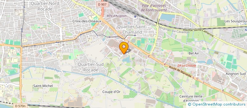 localisation de l'entreprise ALPILLES LUBERON FINANCEMENT  AVIGNON