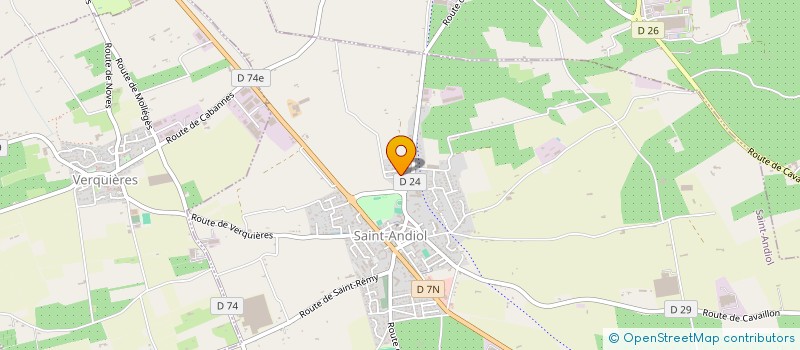 localisation de l'entreprise ALPILLES LUBERON PISCINES  SAINT-ANDIOL