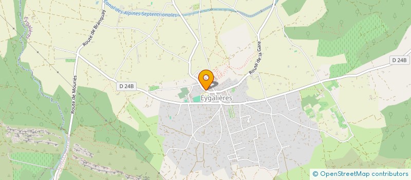 localisation de l'entreprise ALPILLES PROMOTIONS  EYGALIERES