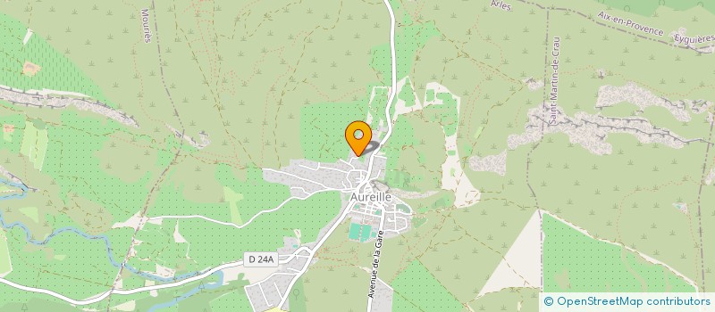 localisation de l'entreprise ALPILLES SPORT NATURE  AUREILLE