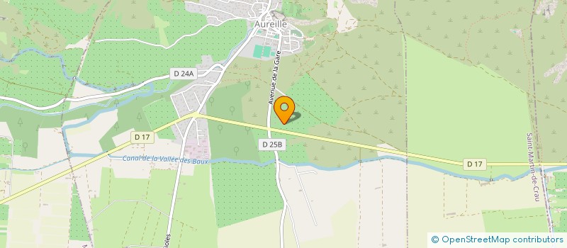 localisation de l'entreprise ALPILLES VILLAS SOLEIL  AUREILLE