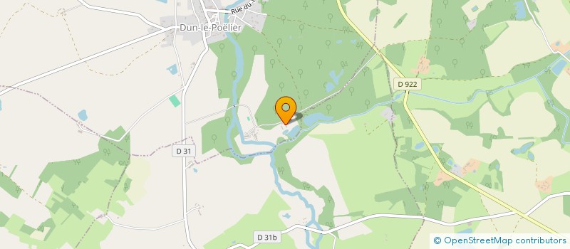 localisation de l'entreprise ALPIM à DUN-LE-POELIER