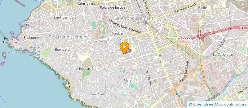 localisation de l'entreprise ALPIM à MARSEILLE