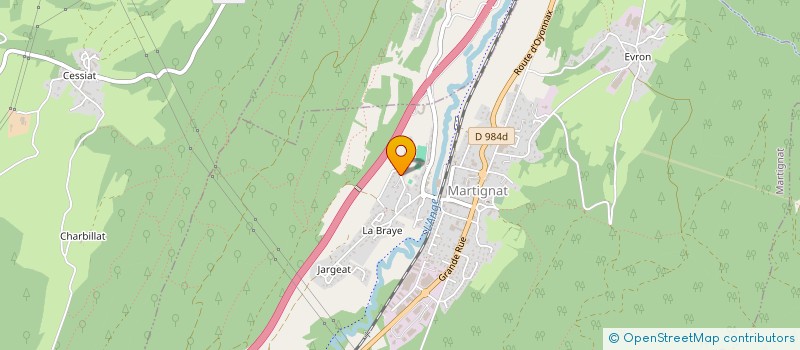 localisation de l'entreprise ALPIMAB à MARTIGNAT