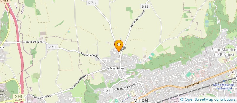 localisation de l'entreprise ALPIMED à MIRIBEL