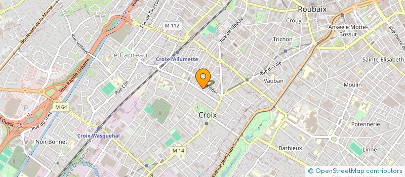 localisation de l'entreprise ALPIN à CROIX