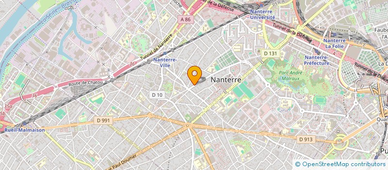 localisation de l'entreprise ALPIN  NANTERRE